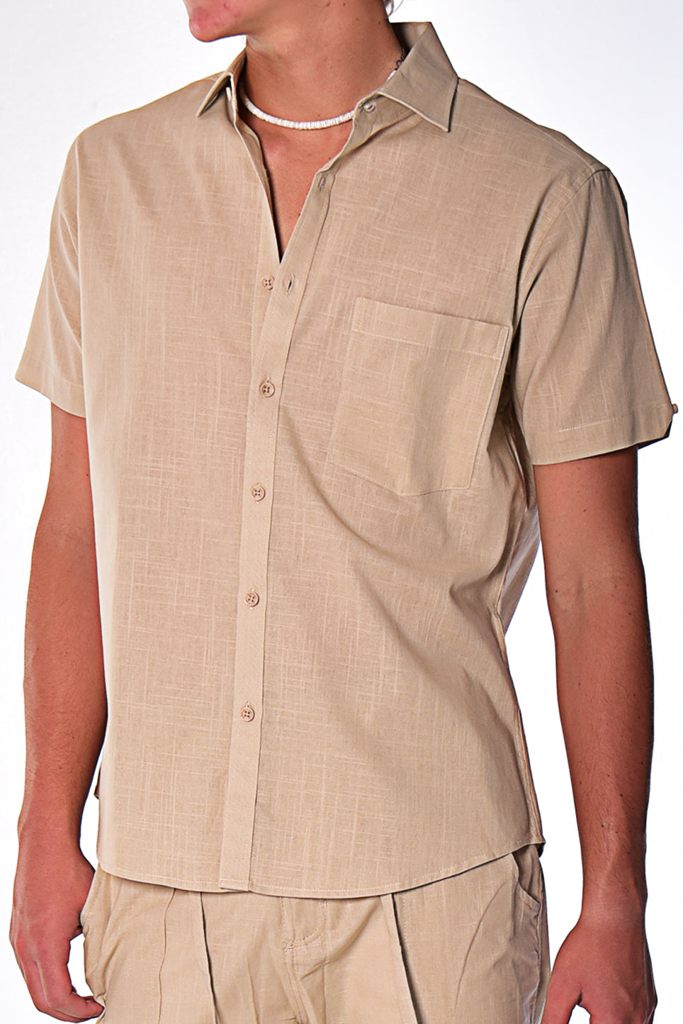 Bohio Men Cotton Gauze Shirt - Long Sleeve - MCS01