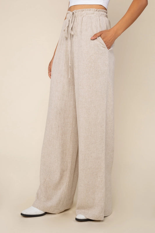 Cove Linen Pant | Wide Leg Full Length