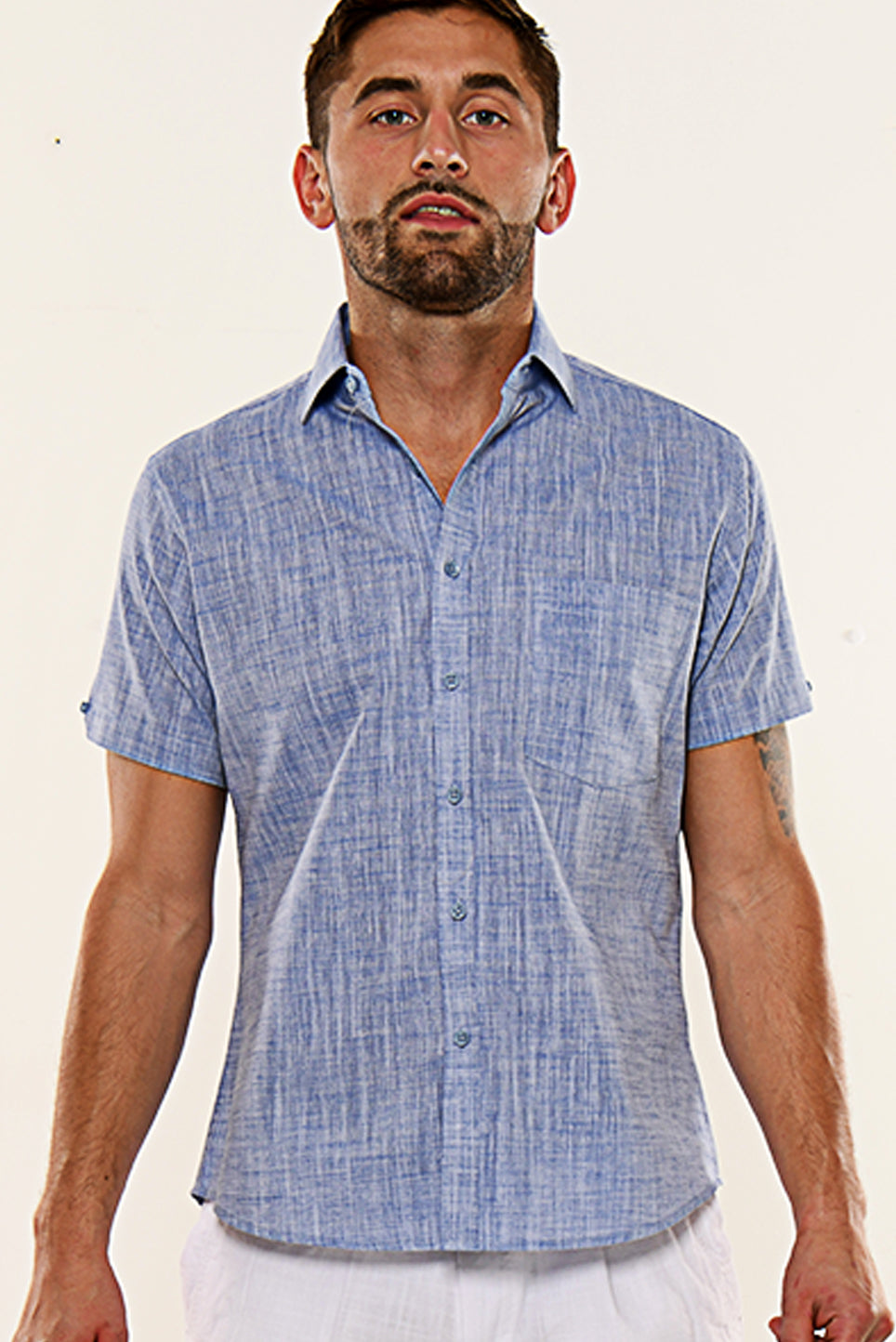 Bohio Men Cotton Gauze Shirt - Long Sleeve - MCS01